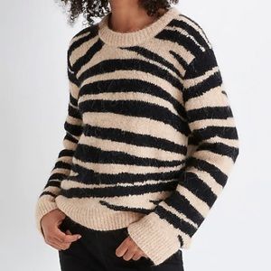 Madewell Pullover Sweater in Tiger Stripe